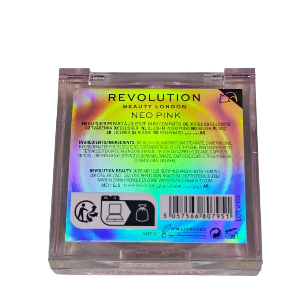 Revolution Mood Switch Aura Blush Neo Pink 3.5g Universal Blush New Sealed
